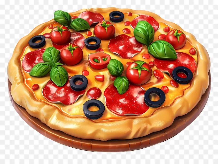 Pizza Italienne，Pizza PNG