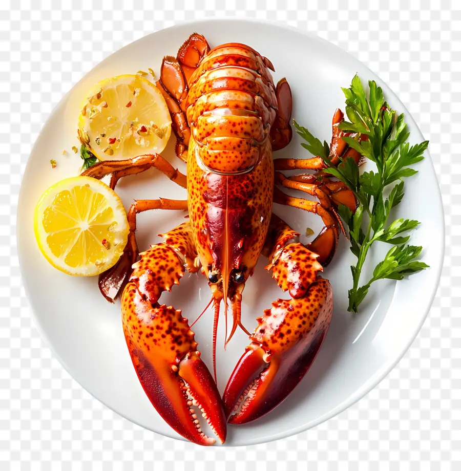 Plat De Homard，Assiette De Homard PNG