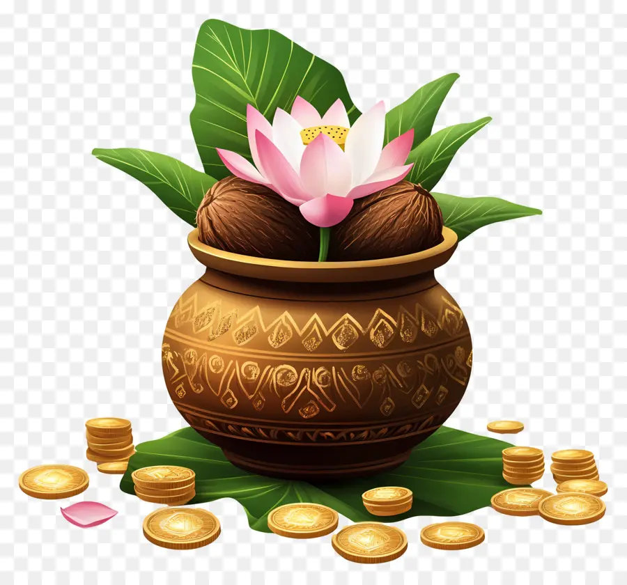 Akshaya Tritiya，Pot Doré PNG