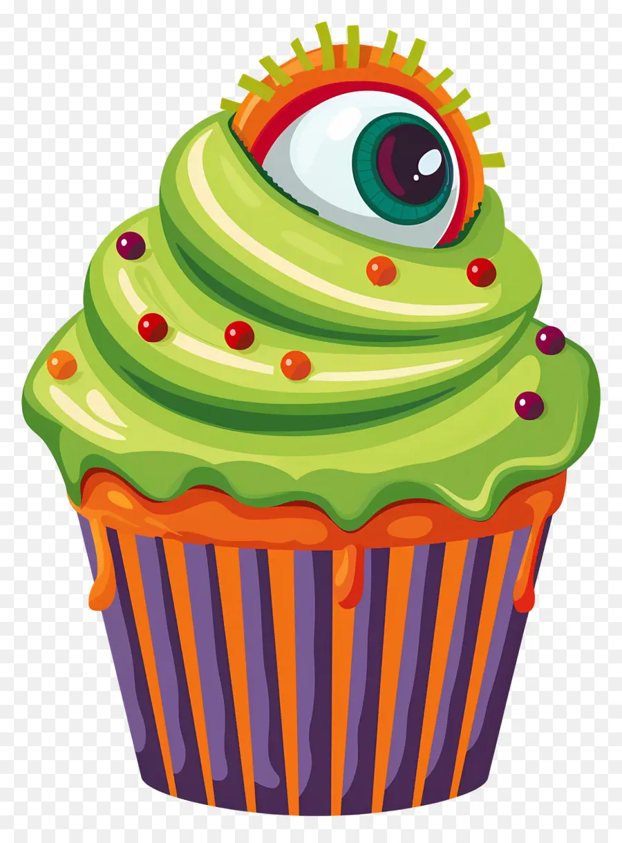 Petit Gâteau D'halloween，Petit Gâteau Aux Yeux PNG