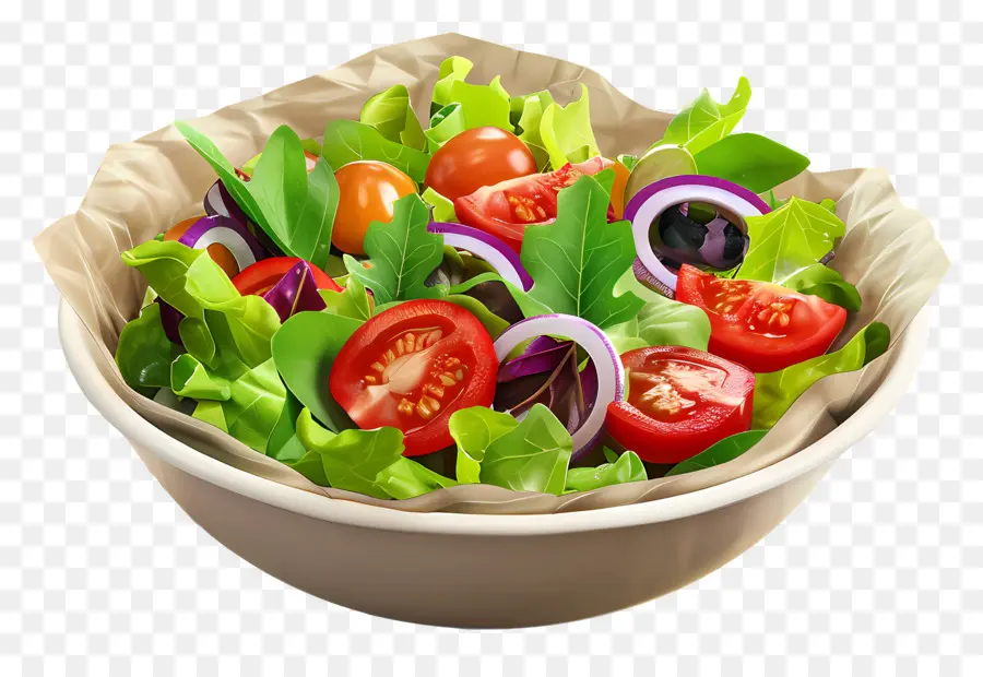 Salade Fraîche，Salade De Légumes PNG