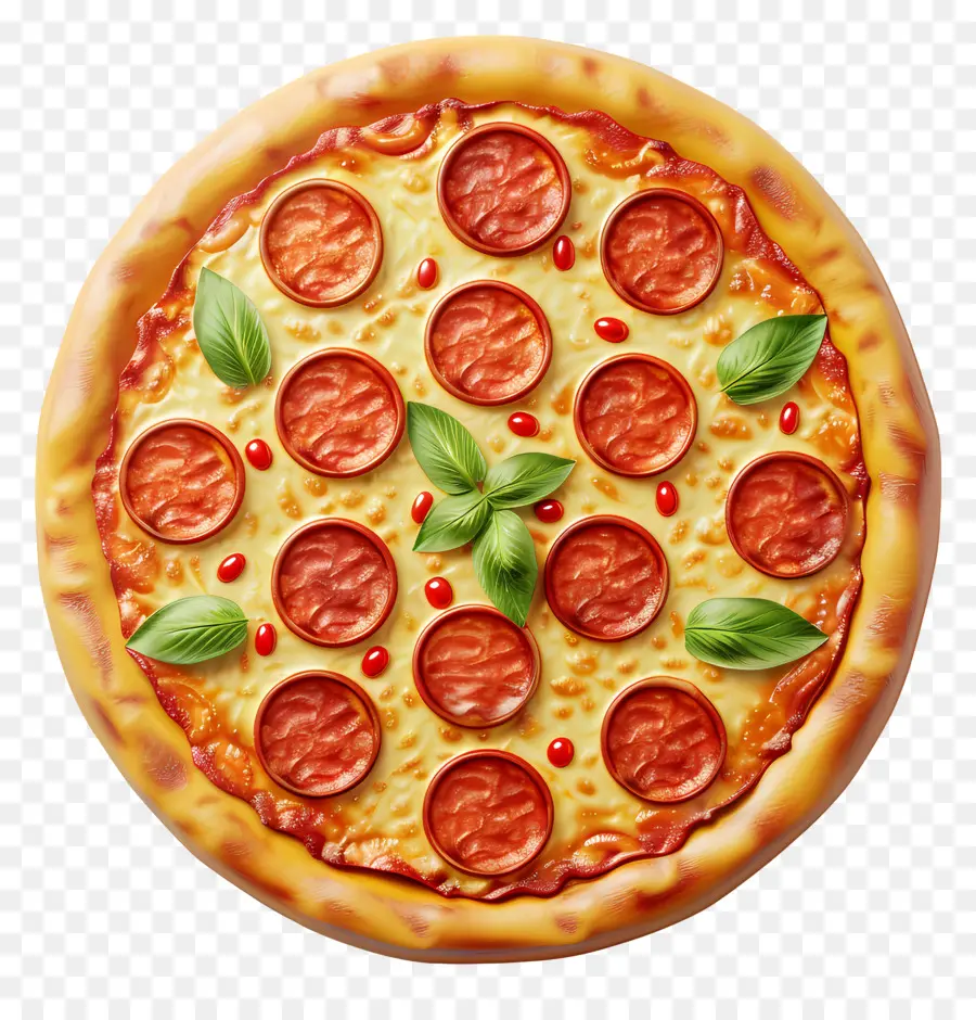 Pizza Vue De Dessus，Tranche De Pizza PNG