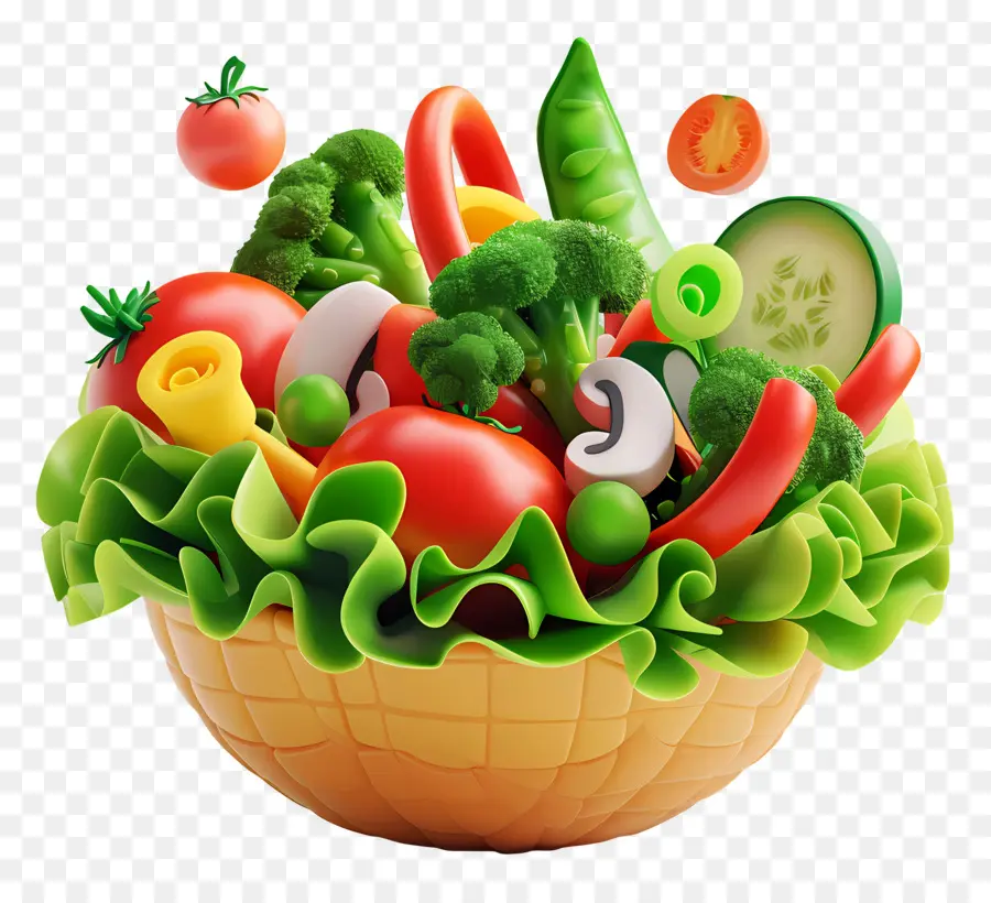 Salade Santé，Saladier PNG