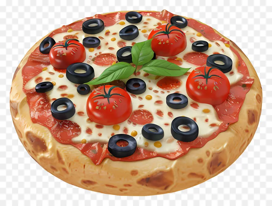 Pizza Italienne，Pizza Aux Olives PNG