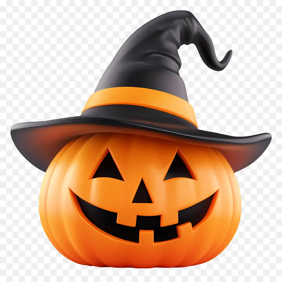 Chapeau D'halloween，Citrouille D'halloween PNG