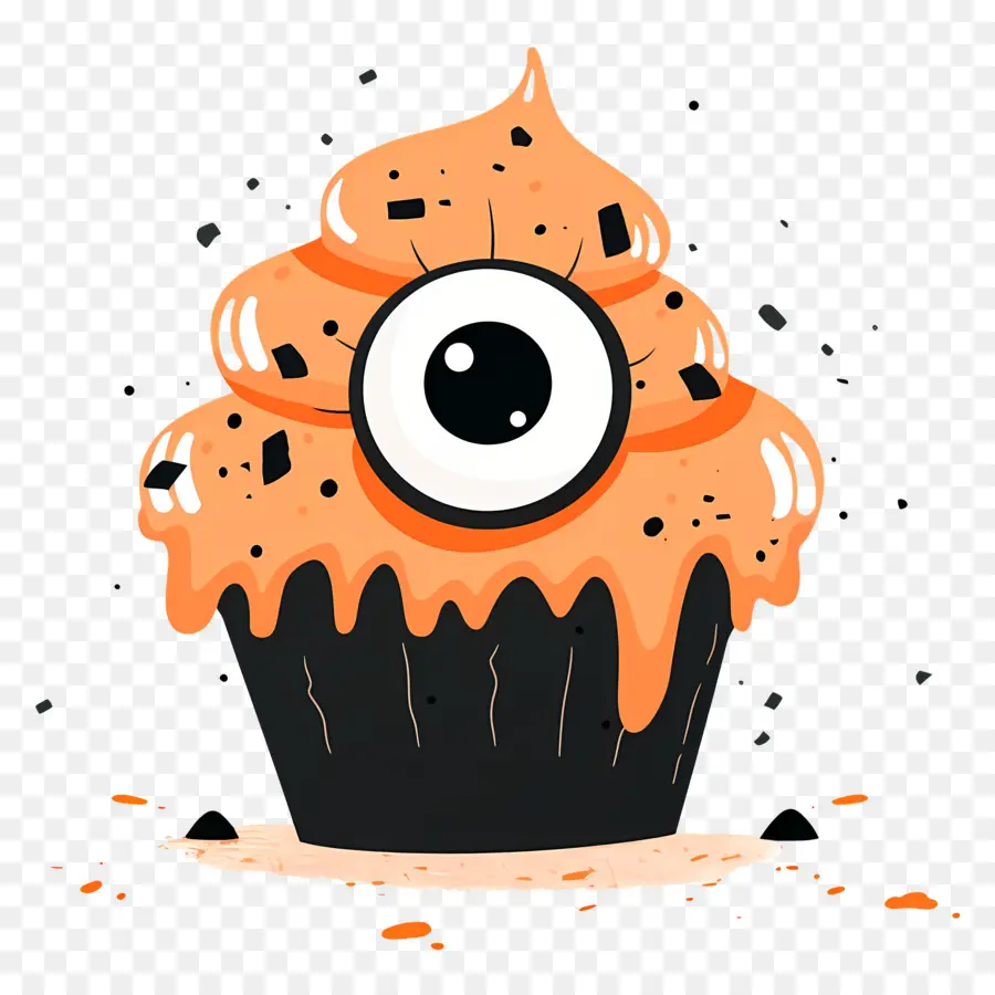 Petit Gâteau D'halloween，Petit Gâteau Monstre PNG