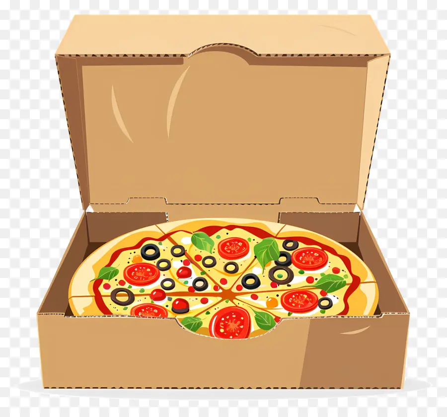 Boîte à Pizza，Pizza En Boîte PNG