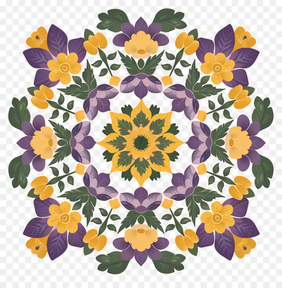 Pookalam，Mandalas PNG