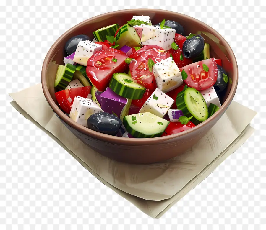 Salade Grecque，Salade PNG