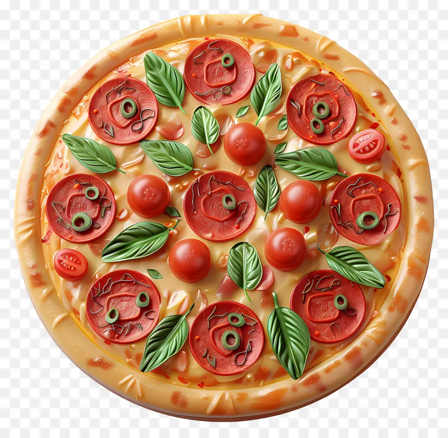 Pizza Italienne，Pizza Aux Légumes PNG