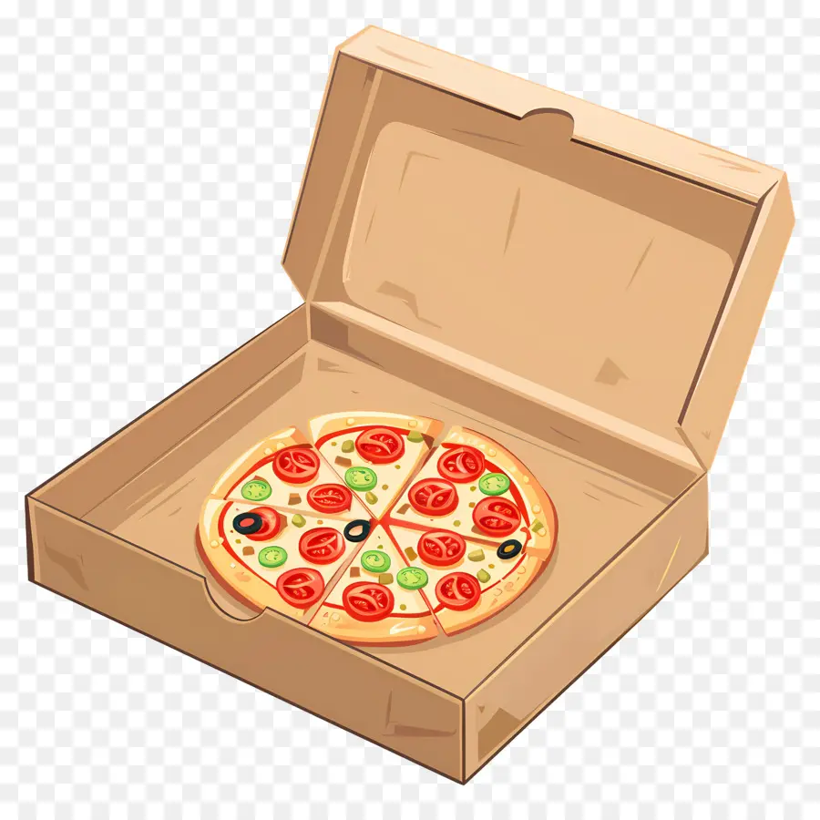 Boîte à Pizza，Pizza En Boîte PNG