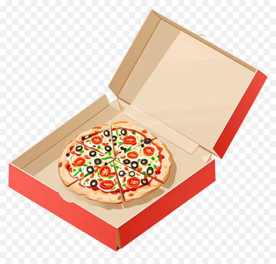 Boîte à Pizza，Pizza En Boîte PNG