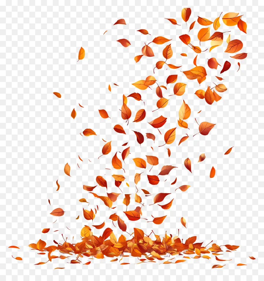 Feuilles Qui Tombent，Automne PNG