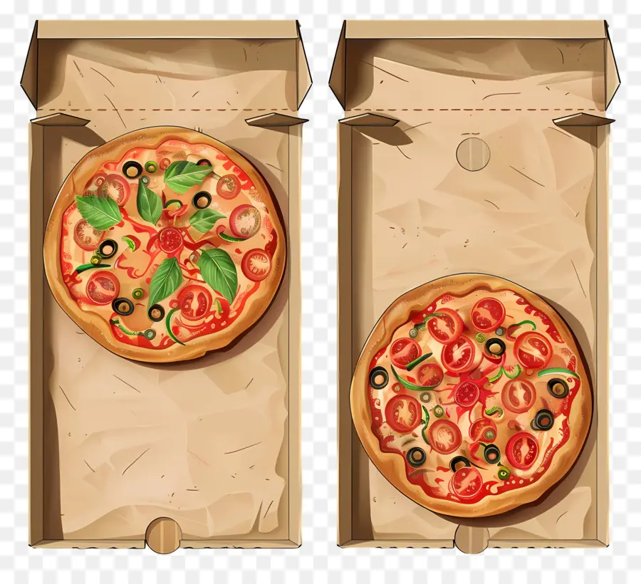 Boîte à Pizza，Pizza PNG