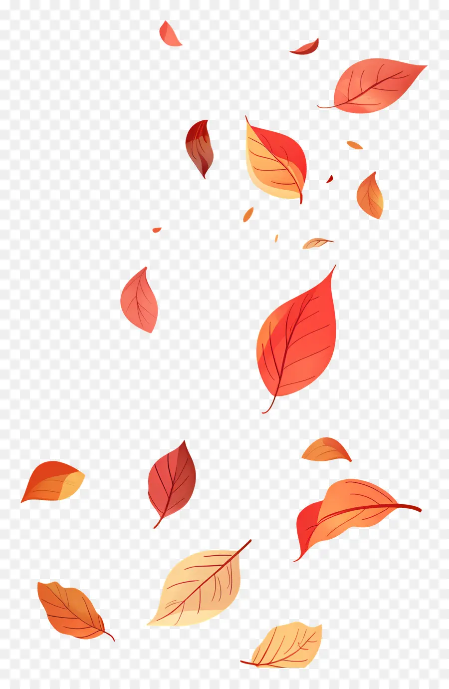 Feuilles Qui Tombent，Feuilles PNG