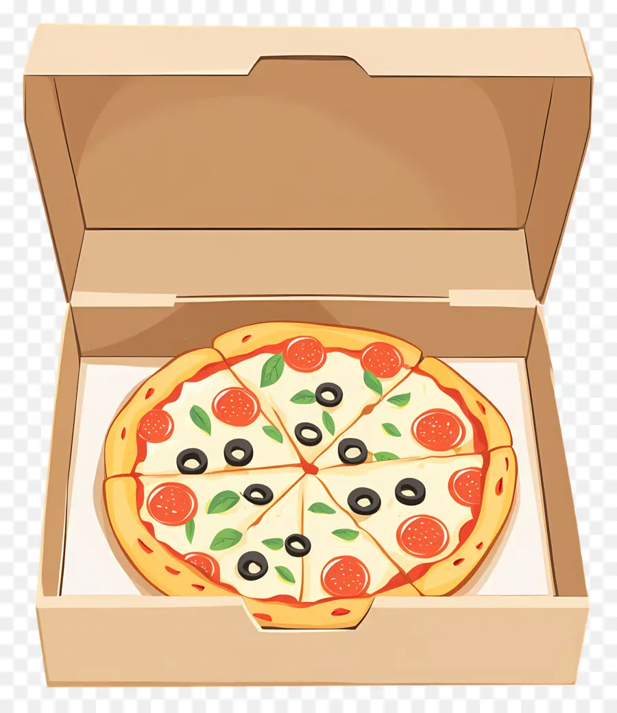 Boîte à Pizza，Pizza En Boîte PNG