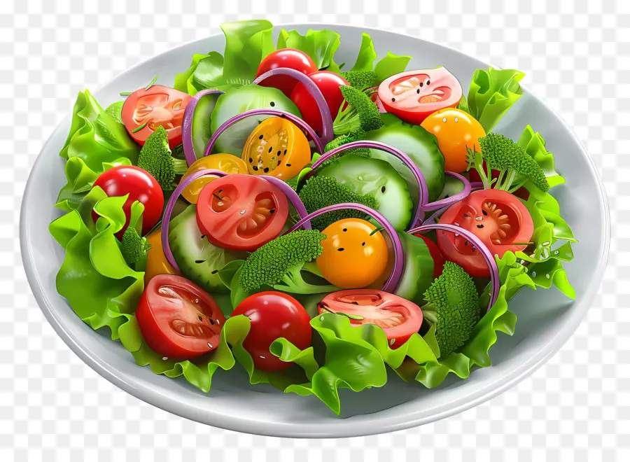 Salade Santé，Salade Mixte PNG