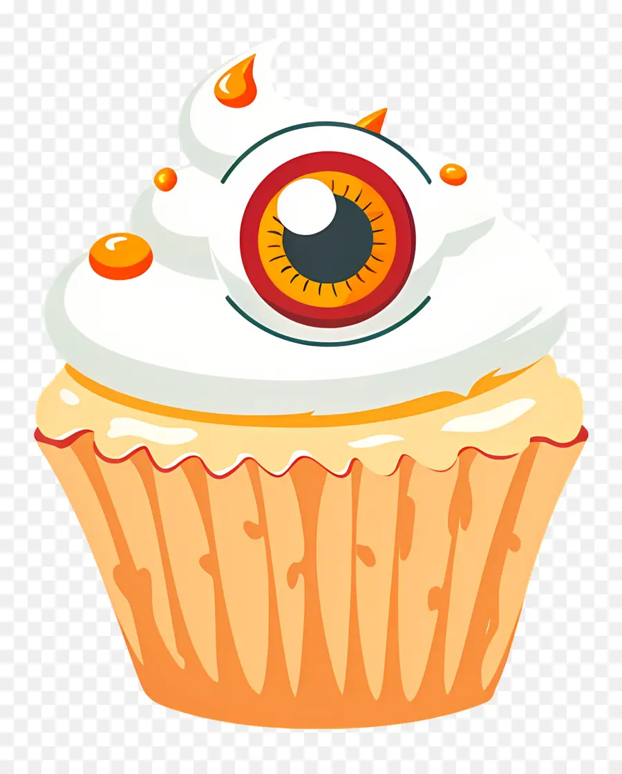 Petit Gâteau D'halloween，Petit Gâteau Aux Yeux PNG