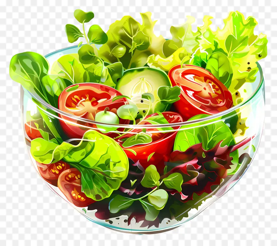 Salade Fraîche，Saladier PNG