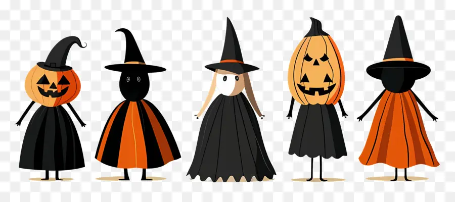 Frontière D'halloween，Personnages D'halloween PNG