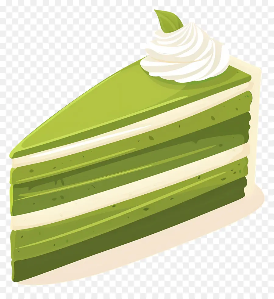 Gâteau Matcha，Gâteau Vert PNG