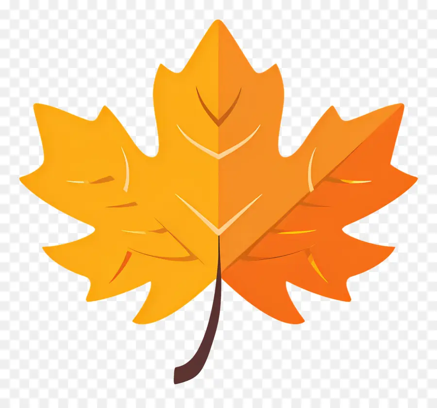 Feuille Unique，Feuilles D'automne PNG