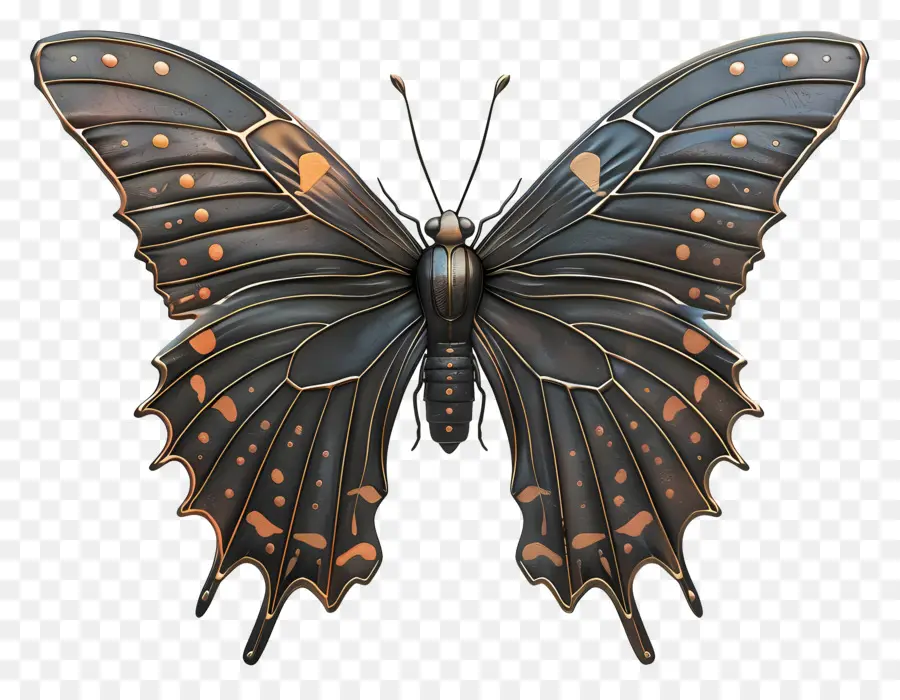 Papillon Animé，Papillon Coloré PNG