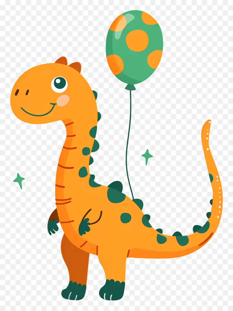 Dinosaure De Dessin Animé，Dinosaure Orange PNG