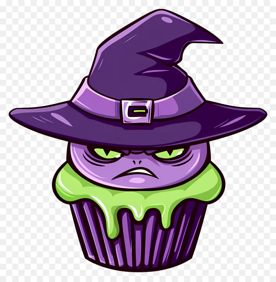 Petit Gâteau D'halloween，Petit Gâteau De Sorcière PNG