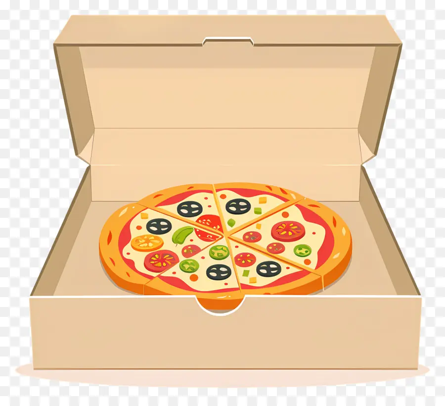 Boîte à Pizza，Pizza En Boîte PNG