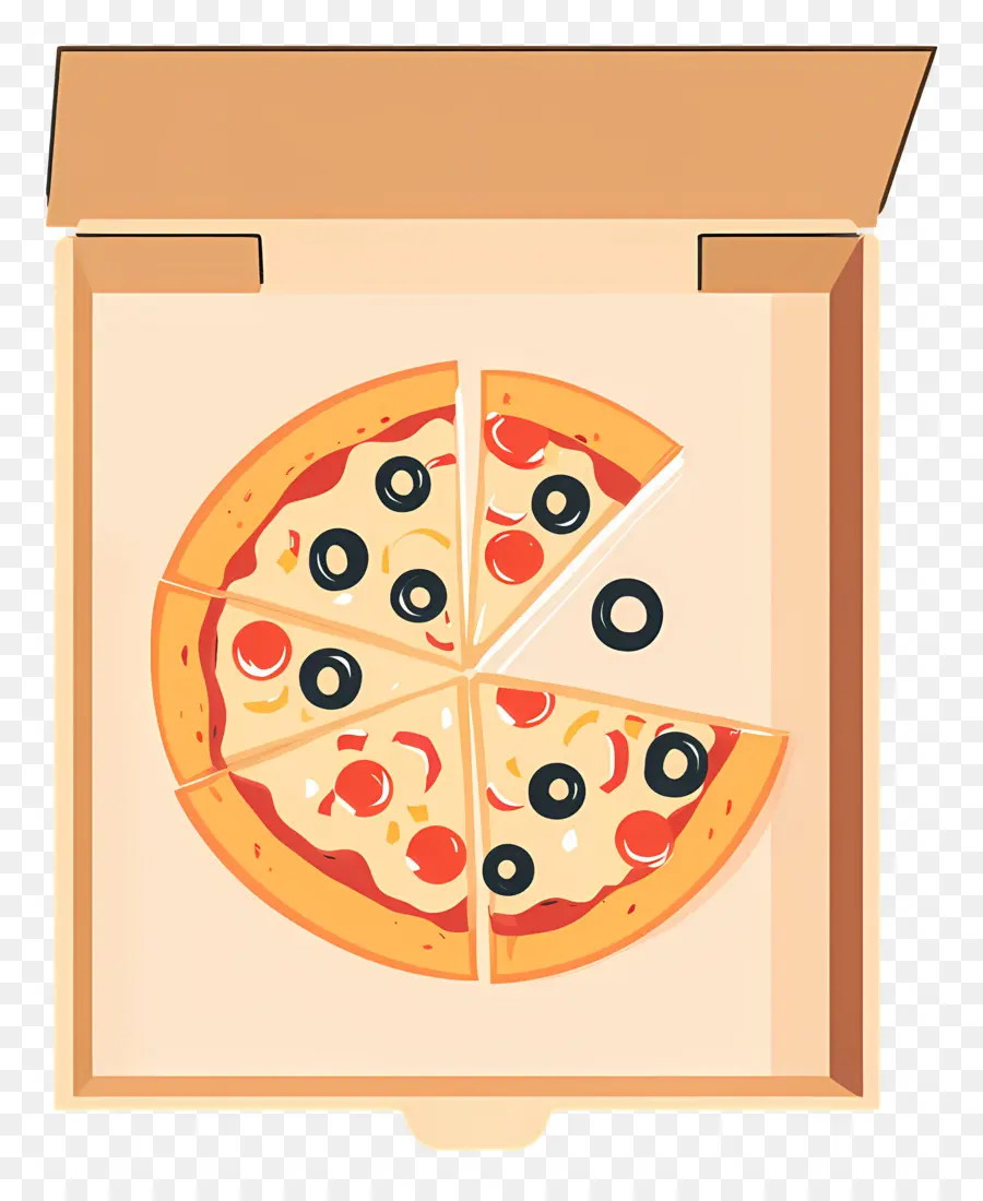 Boîte à Pizza，Pizza En Boîte PNG