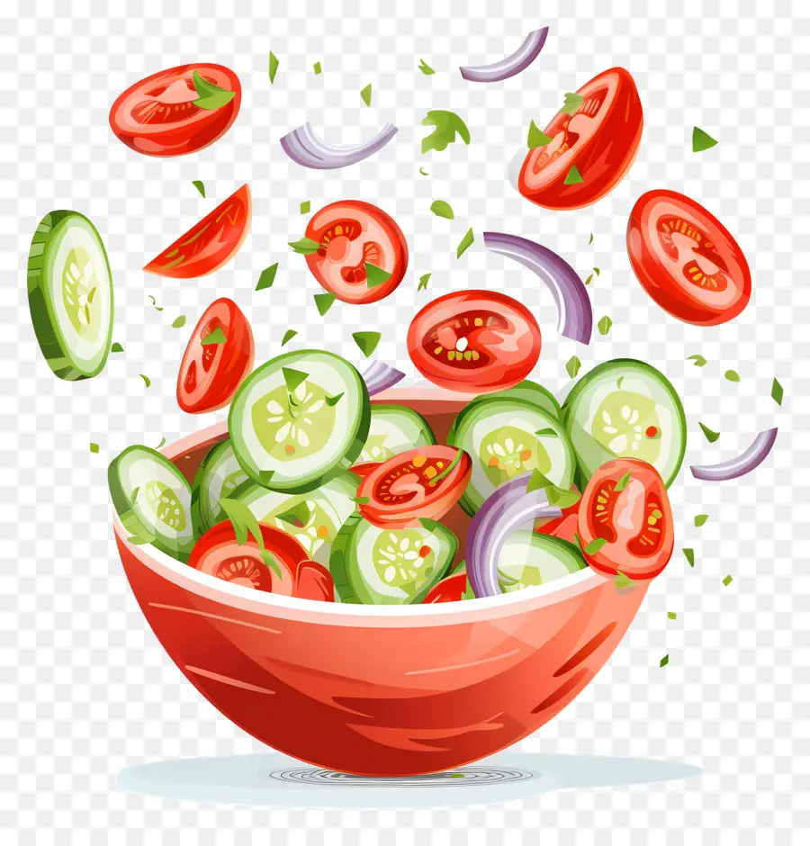 Salade Fraîche，Salade De Légumes PNG