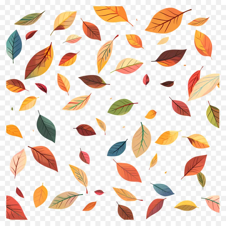 Feuilles Qui Tombent，Automne PNG