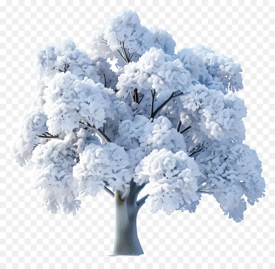 Arbre Enneigé，Hiver PNG