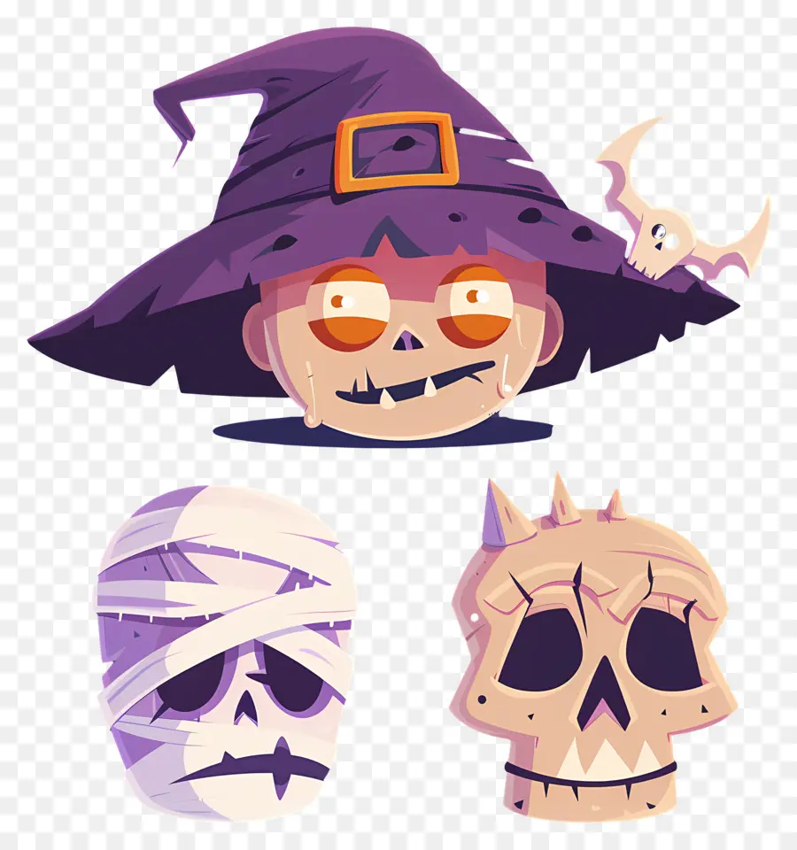 Personnages D'halloween，Masques D'halloween PNG