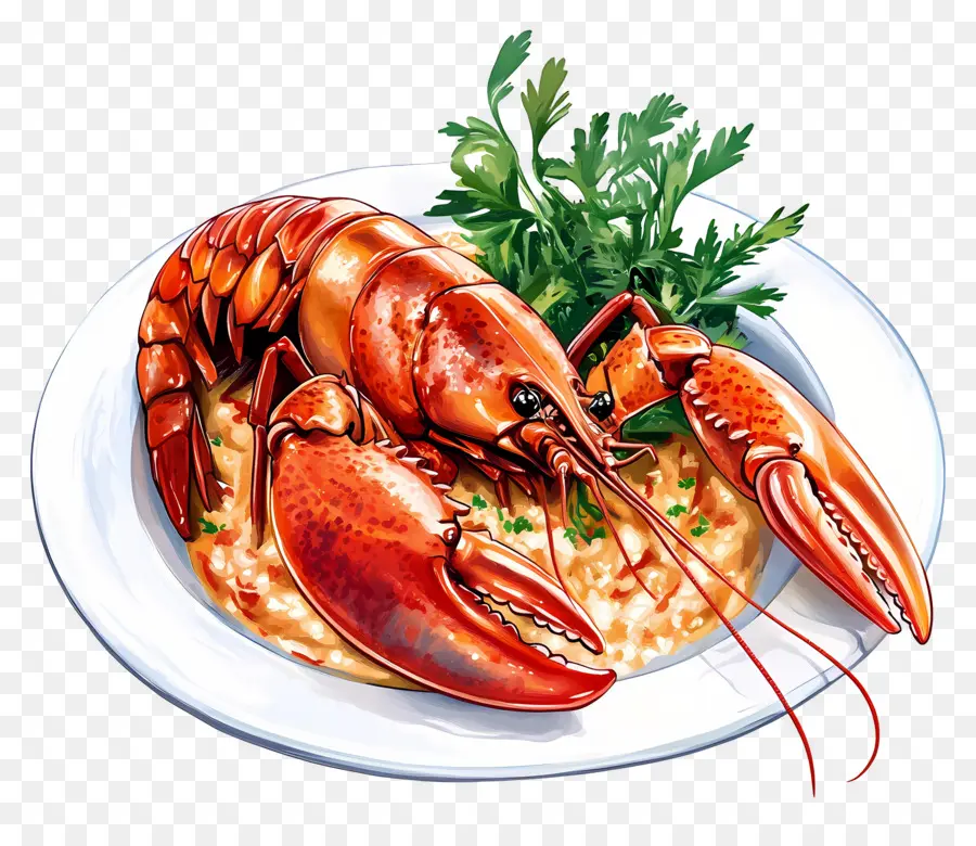 Plat De Homard，Fruit De Mer PNG