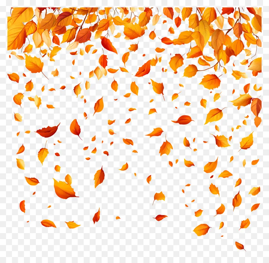 Feuilles Qui Tombent，Feuilles D'automne PNG