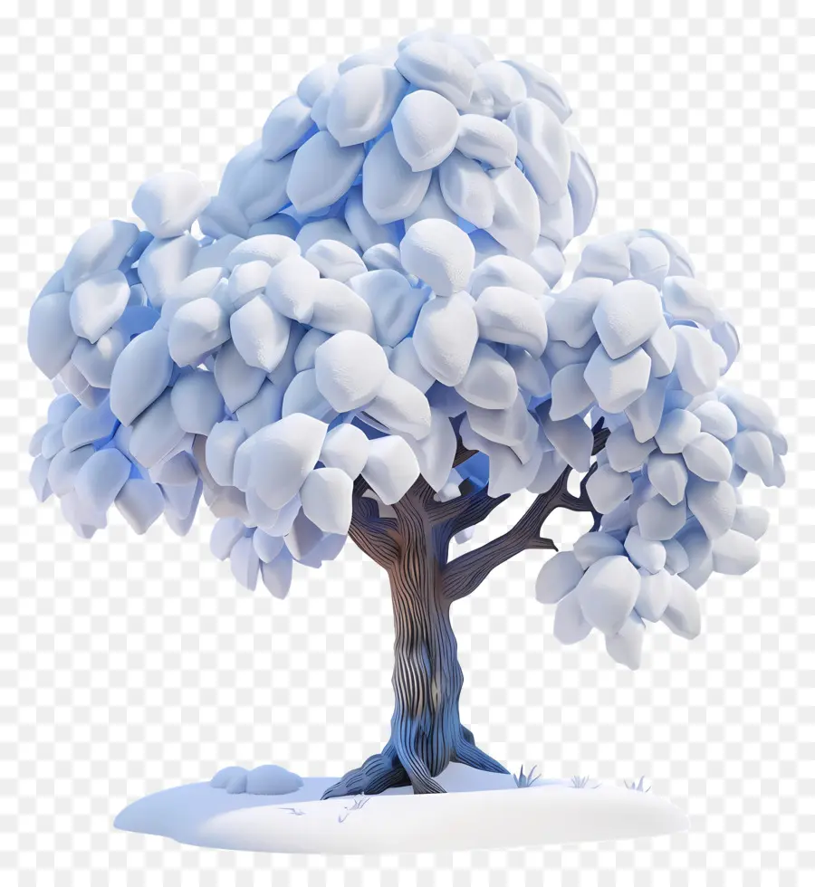 Arbre Enneigé，Hiver PNG