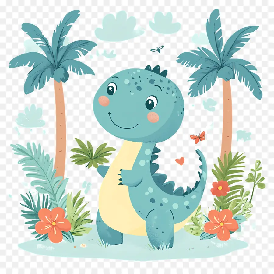 Dinosaure De Dessin Animé，Dinosaure Mignon PNG