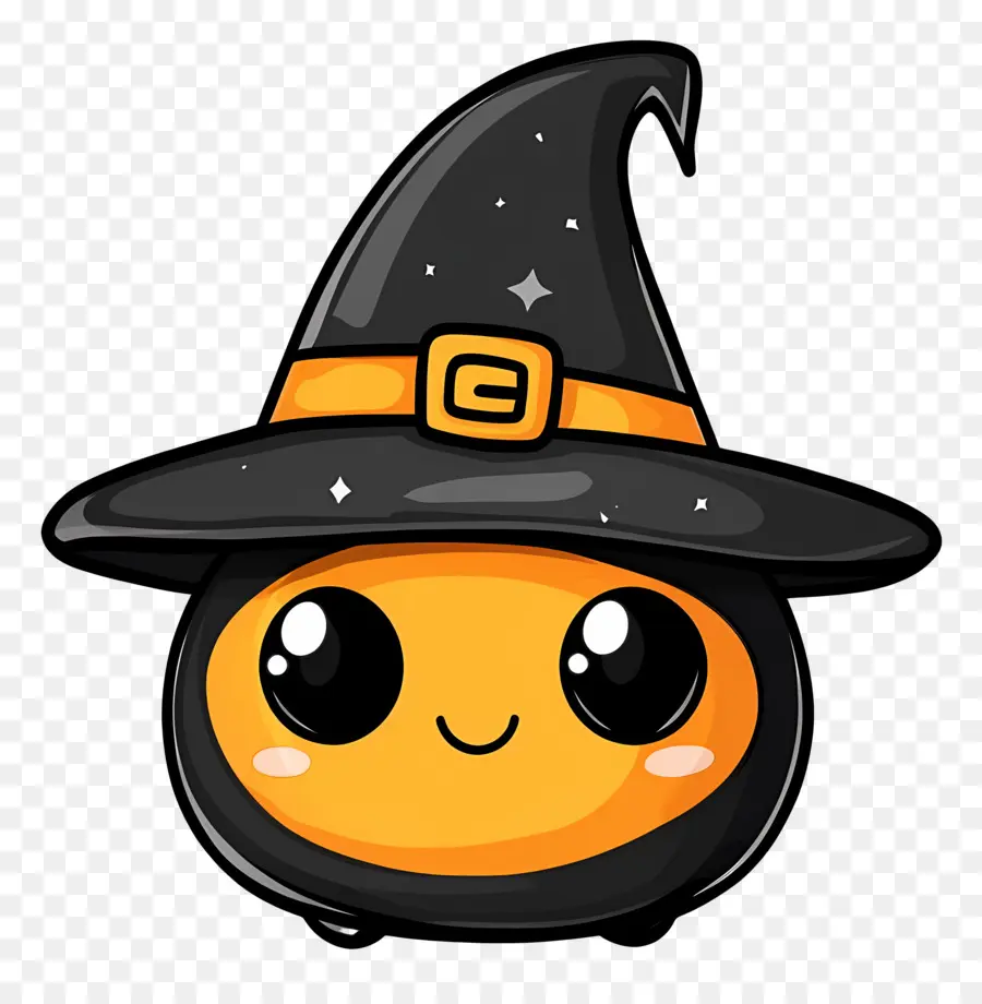 Chapeau D'halloween，Sorcière Mignonne PNG