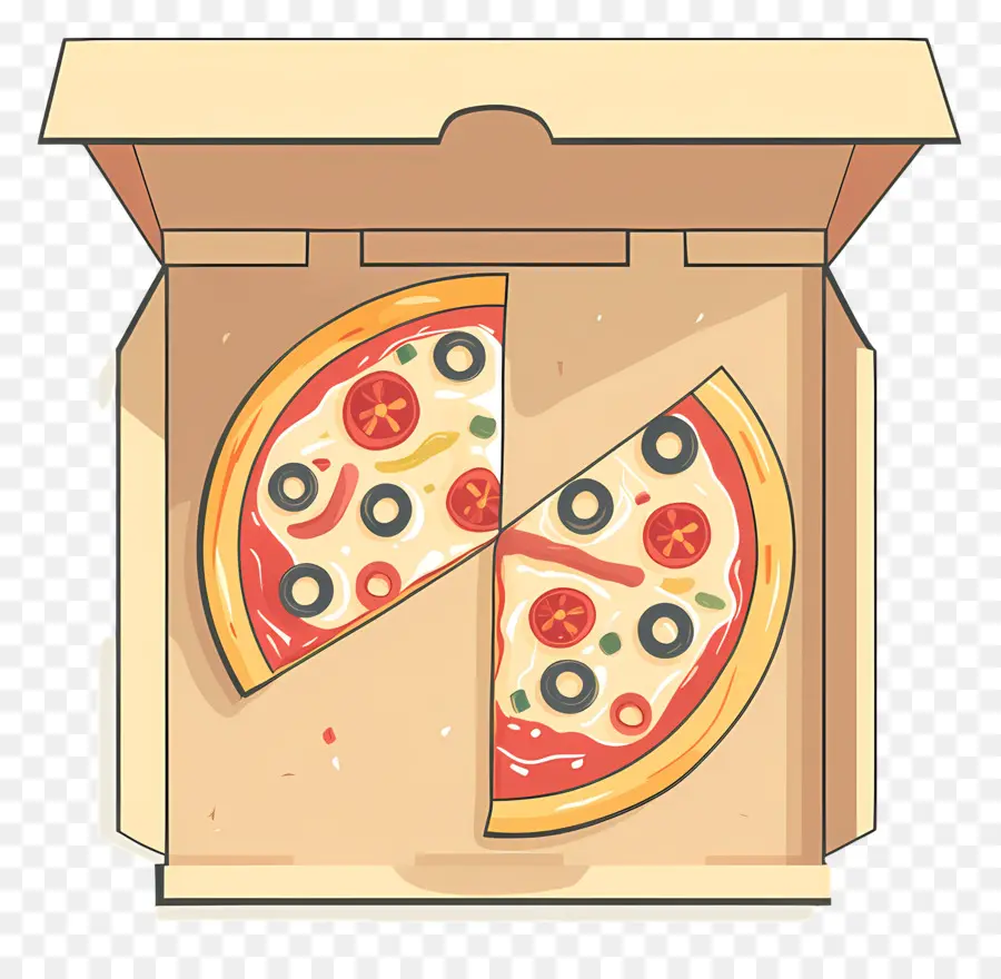 Boîte à Pizza，Pizza En Boîte PNG