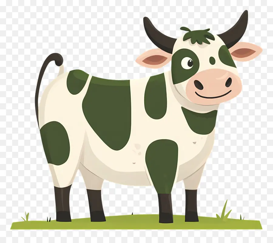 Vache Potelée，Vache De Dessin Animé PNG