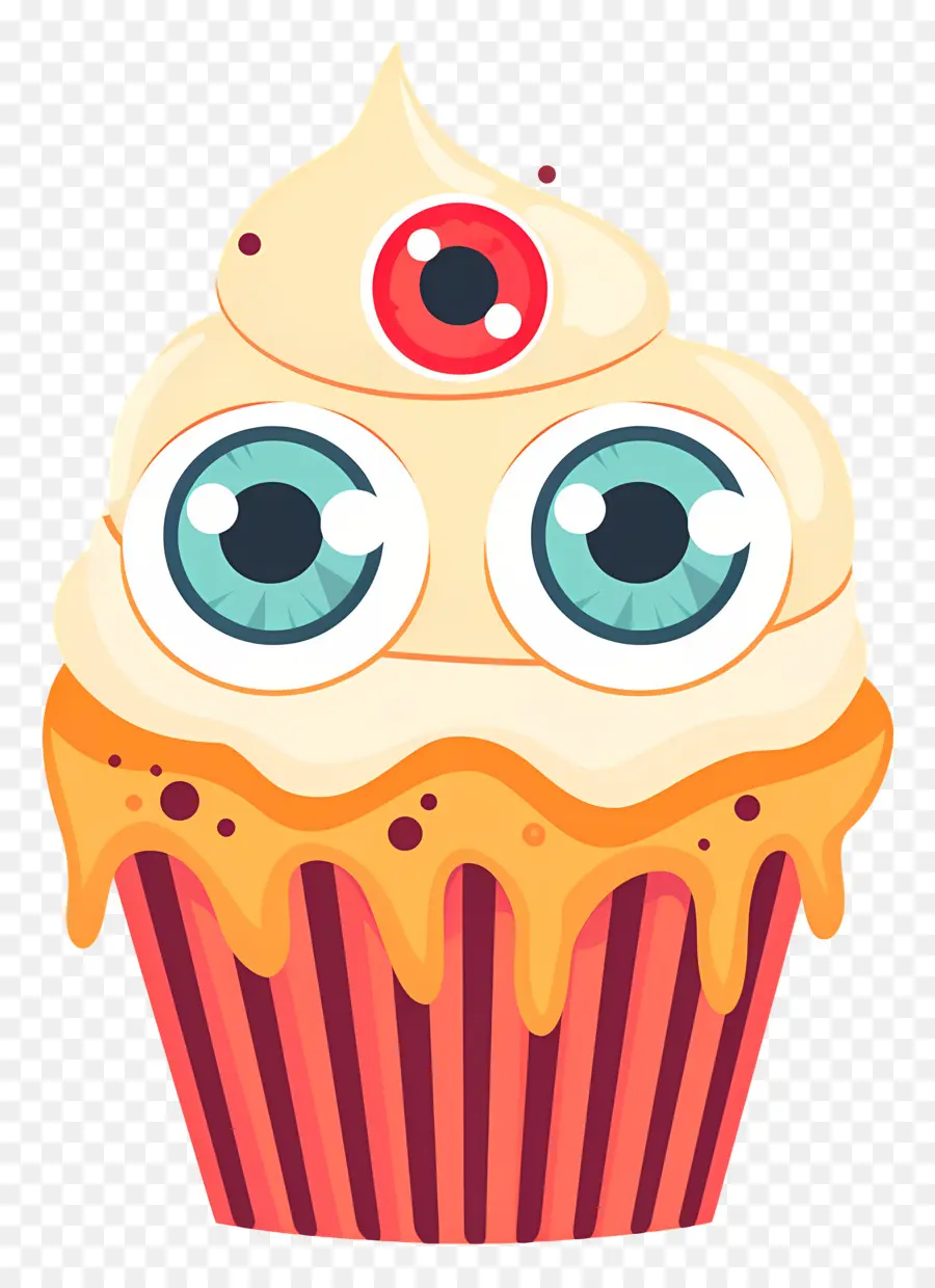 Petit Gâteau D'halloween，Petit Gâteau Monstre PNG