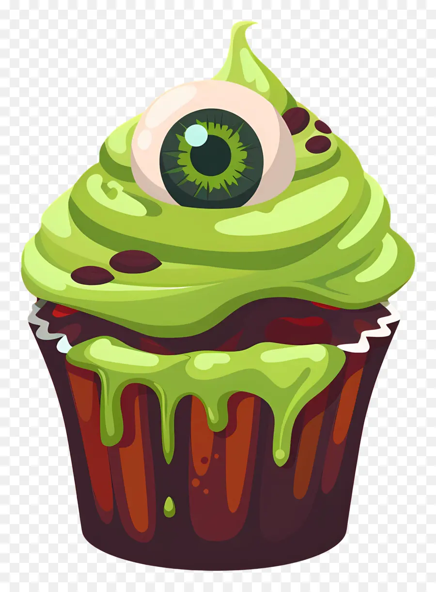 Petit Gâteau D'halloween，Petit Gâteau Aux Yeux PNG