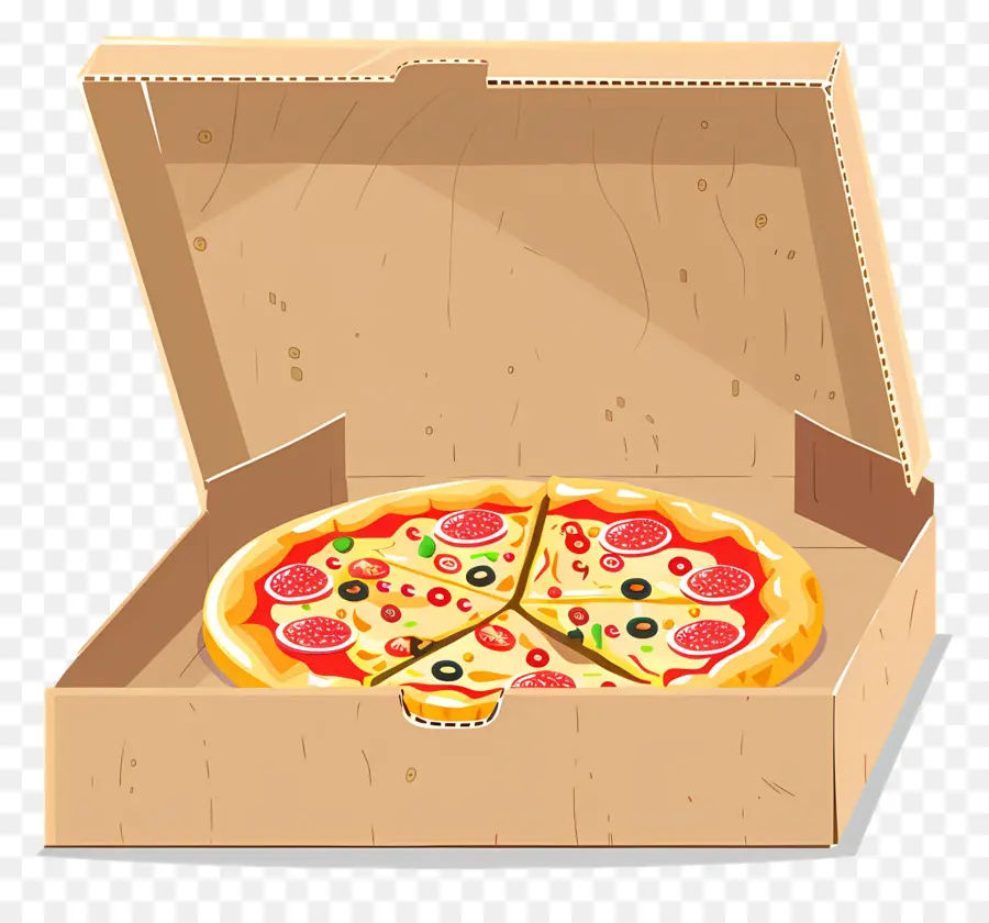 Boîte à Pizza，Pizza PNG