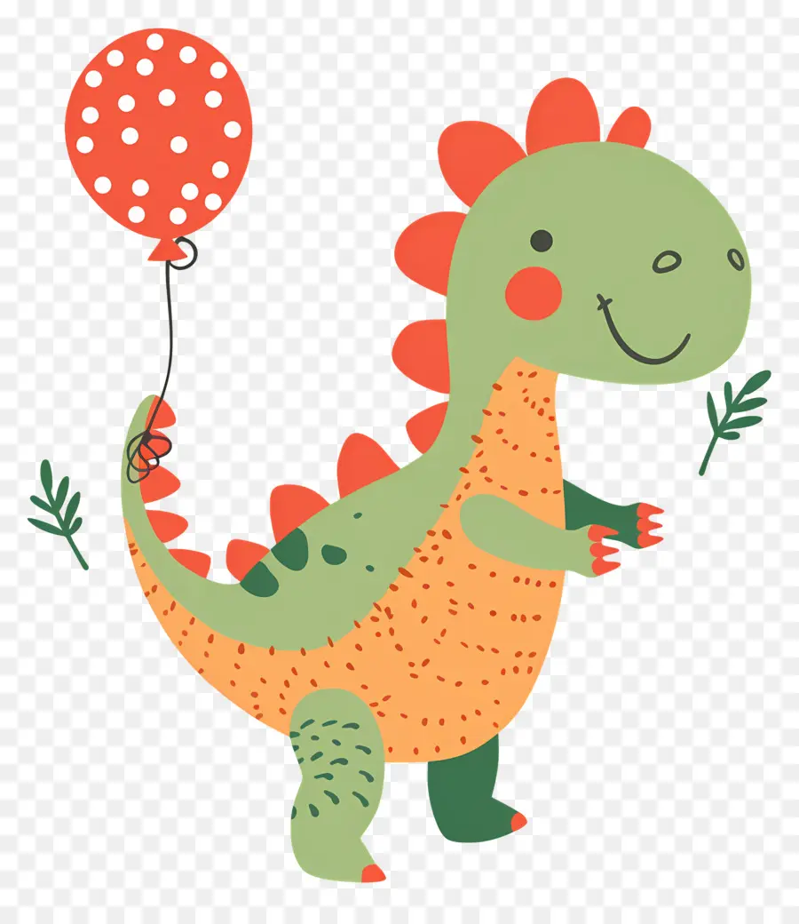 Dinosaure De Dessin Animé，Dinosaure Orange PNG