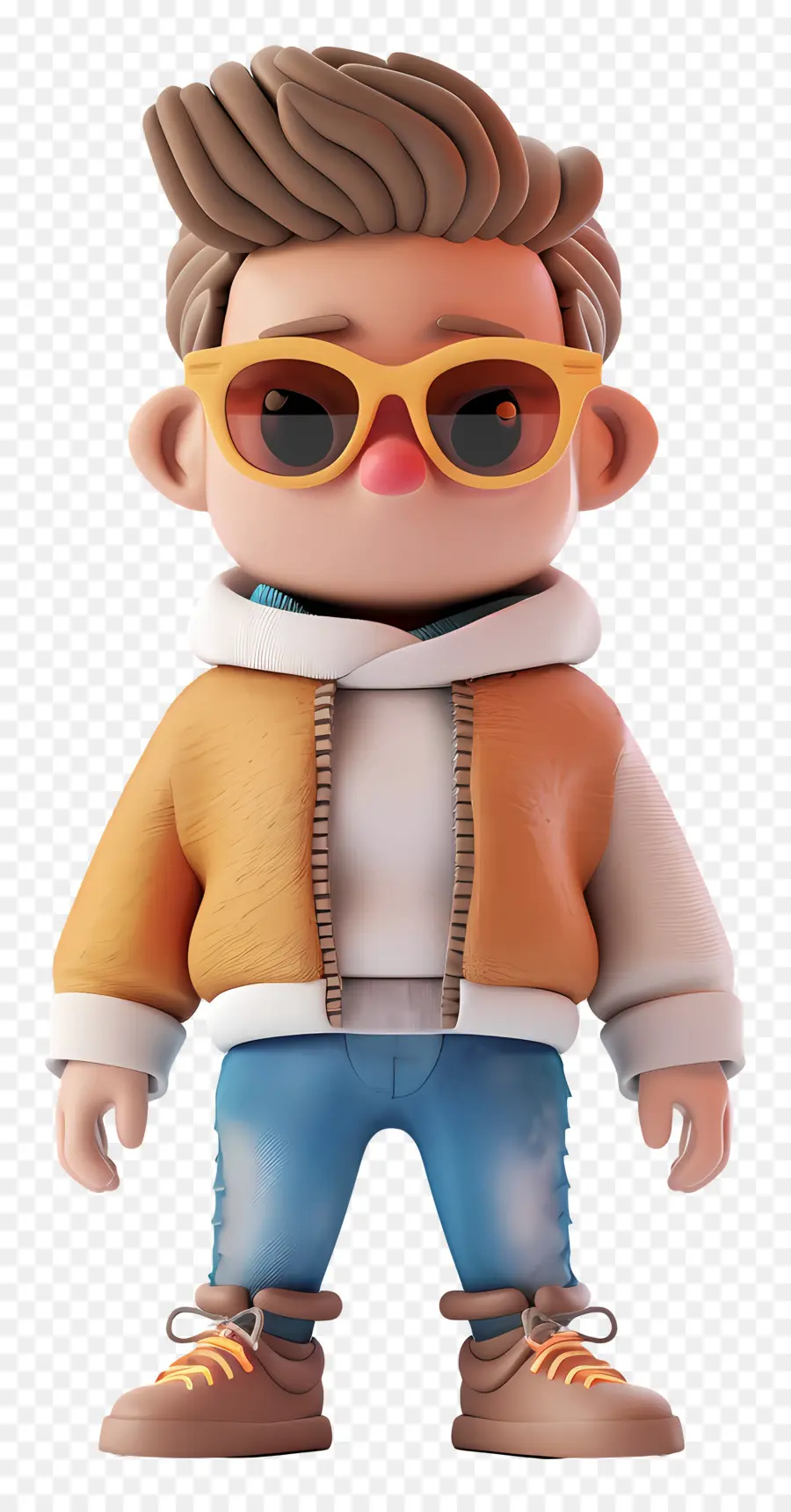 Homme Cool，Personnage De Dessin Animé élégant PNG