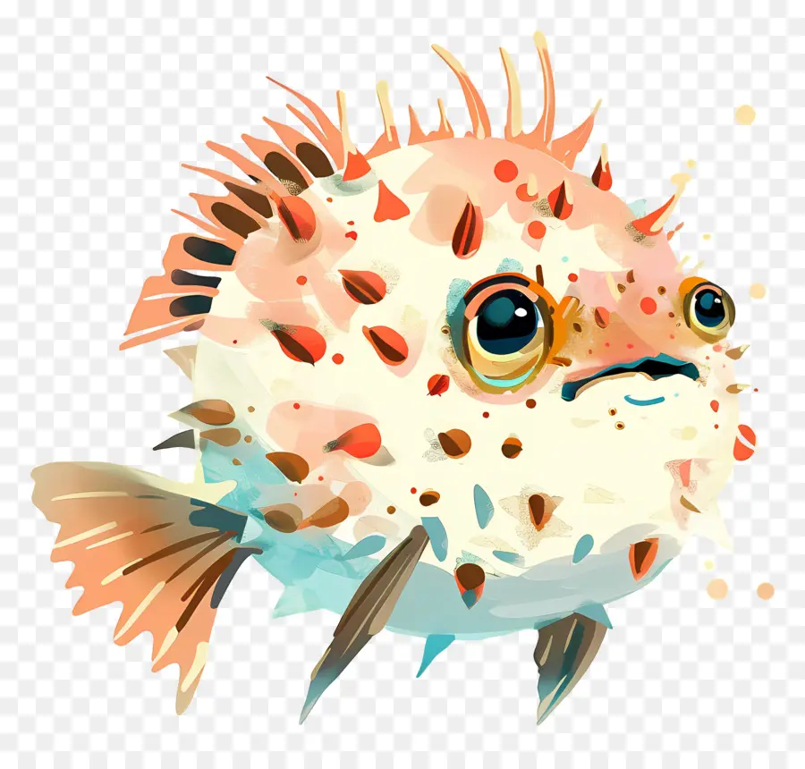 Poisson Globe Mignon，Poisson Globe Réaliste PNG