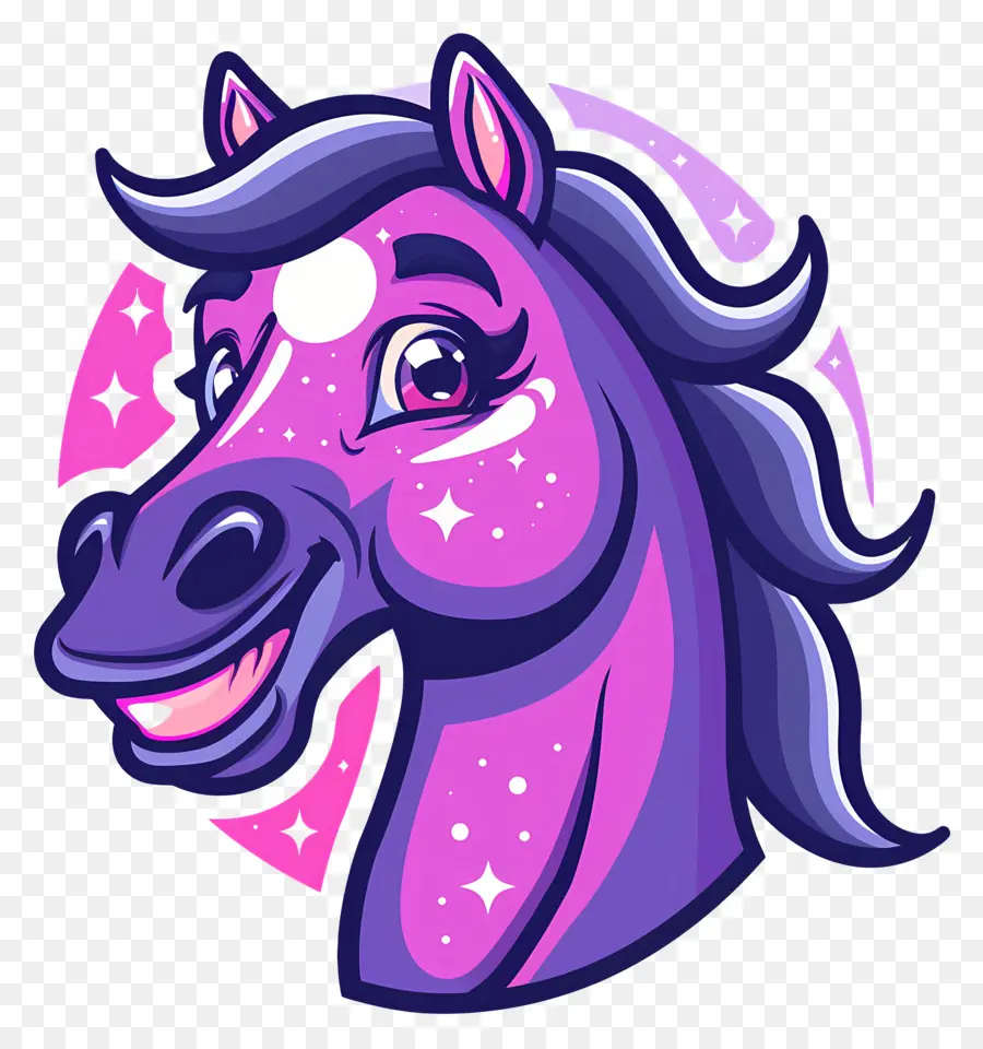 Tête De Licorne，Licorne De Dessin Animé PNG