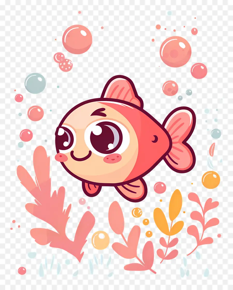 Dessin Animé De Poisson，Poisson Rose PNG